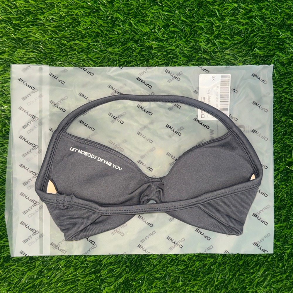 Dfyne impact strappy bra shark gray extra small - Picture 2 of 4